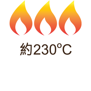 煙點高(約230°C),油煙少 煙點高(約230°C),油煙少